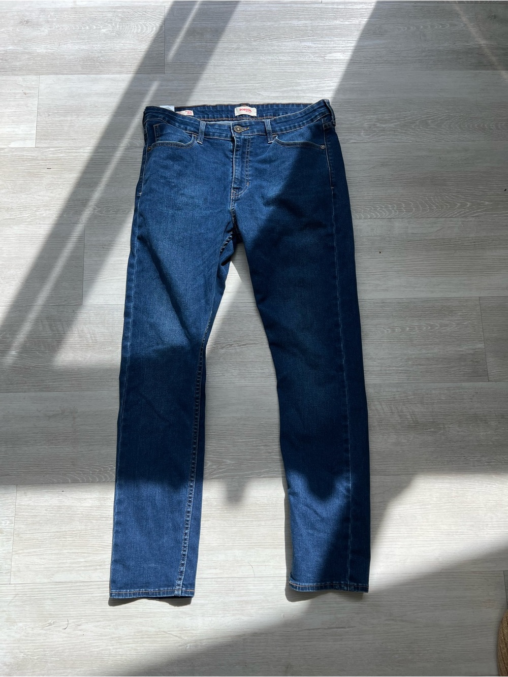 Bobson Kenji Japanese Denim Super Skinny Jeans Dark Wash Size 32